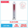 Elux - Cube 600 - Lady Pink | Smokey Joes Vapes Co