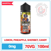 Old Pirate Sherbet - Lemon and Pineapple - 100ml |  Smokey Joes Vapes Co.