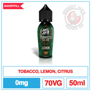 Just Juice - Lemon Tobacco - 50ml | Smokey Joes Vapes Co