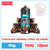 Len and Jennys - Chocolate Fudge Ice Cream - 100ml |  Smokey Joes Vapes Co.