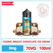 Len and Jennys - Cookie Dough Ice Cream - 100ml |  Smokey Joes Vapes Co.
