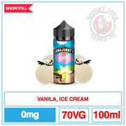 Len and Jenny's - Vanilla Ice Cream - 100ml |  Smokey Joes Vapes Co.