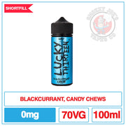 Lucky Thirteen - Candy - Blackcurrant Chew - 100ml |  Smokey Joes Vapes Co.
