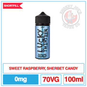 Lucky Thirteen - Candy - Raspberry Sherbets - 100ml |  Smokey Joes Vapes Co.