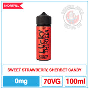 Lucky Thirteen - Candy - Strawberry Sherbet - 100ml |  Smokey Joes Vapes Co.