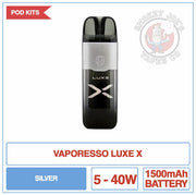 Vaporesso - Luxe X - Pod Kit - Silver | Smokey Joes Vapes Co
