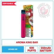 Aroma King Bar - Lychee Ice - 20mg |  Smokey Joes Vapes Co.