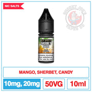 Old Pirate Nic Salt Sherbet - Mad Mango |  Smokey Joes Vapes Co.