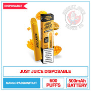 Just Juice - Disposable - Mango And Passionfruit - 20mg |  Smokey Joes Vapes Co.