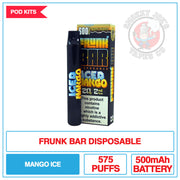 Frunk Bar Disposable - Iced Mango - 20mg |  Smokey Joes Vapes Co.