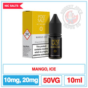 Pod Salt - Nic Salt - Mango Ice |  Smokey Joes Vapes Co.