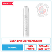 Geek Bar - Disposable Kit - Menthol - 20mg |  Smokey Joes Vapes Co.