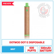 Dotmod - Dot E Disposable - Mint | Smokey Joes Vapes Co