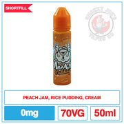 Momo Pudding - Peach N Rice Pudding - 50ml | Smokey Joes Vapes Co