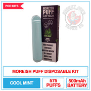 Moreish Puff - Air Bar - Cool Mint - 20mg |  Smokey Joes Vapes Co.