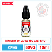Ministry Of Vapes - 50/50 Salt Nic Shot - 20mg