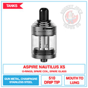 Aspire Nautilus XS Tank | Smokey Joes Vapes Co