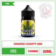Orange County CBD - Super Lemon Haze - 50ml - 1500mg |  Smokey Joes Vapes Co.