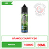 Orange County CBD - Menthol - 50ml - 1500mg |  Smokey Joes Vapes Co.
