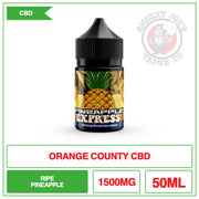 Orange County CBD - Pineapple Express - 50ml - 1500mg |  Smokey Joes Vapes Co.