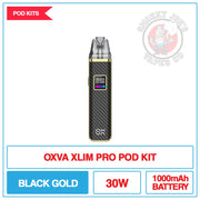 Oxva Xlim Pro Pod Kit Black Gold | Smokey Joes Vapes Co