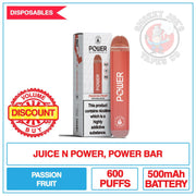 Juice N Power - Power Bar - Passion Fruit.