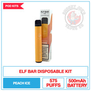 Elf Bar - Peach Ice - 20mg |  Smokey Joes Vapes Co.