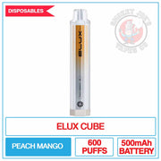 Elux - Cube 600 - Peach Mango | Smokey Joes Vapes Co