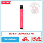 Elf Bar - Pink Lemonade - 20mg |  Smokey Joes Vapes Co.