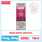 True Salts - Pink Menthol |  Smokey Joes Vapes Co.