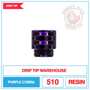 Drip Tip Warehouse - 810 Drip Tip - Purple Cobra |  Smokey Joes Vapes Co.