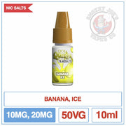 QDrops - Nic Salt - Banana Ice | Smokey Joes Vapes Co