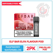 Elf Bar - Elfa Prefilled Pods - Raspberry Watermelon | Smokey Joes Vapes Co