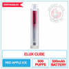 Elux - Cube 600 - Red Apple Ice | Smokey Joes Vapes Co