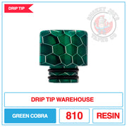 Drip Tip Warehouse - 510 Drip Tip - Green Cobra |  Smokey Joes Vapes Co.