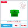 Drip Tip Warehouse - 810 Drip Tip - Green Taper |  Smokey Joes Vapes Co.