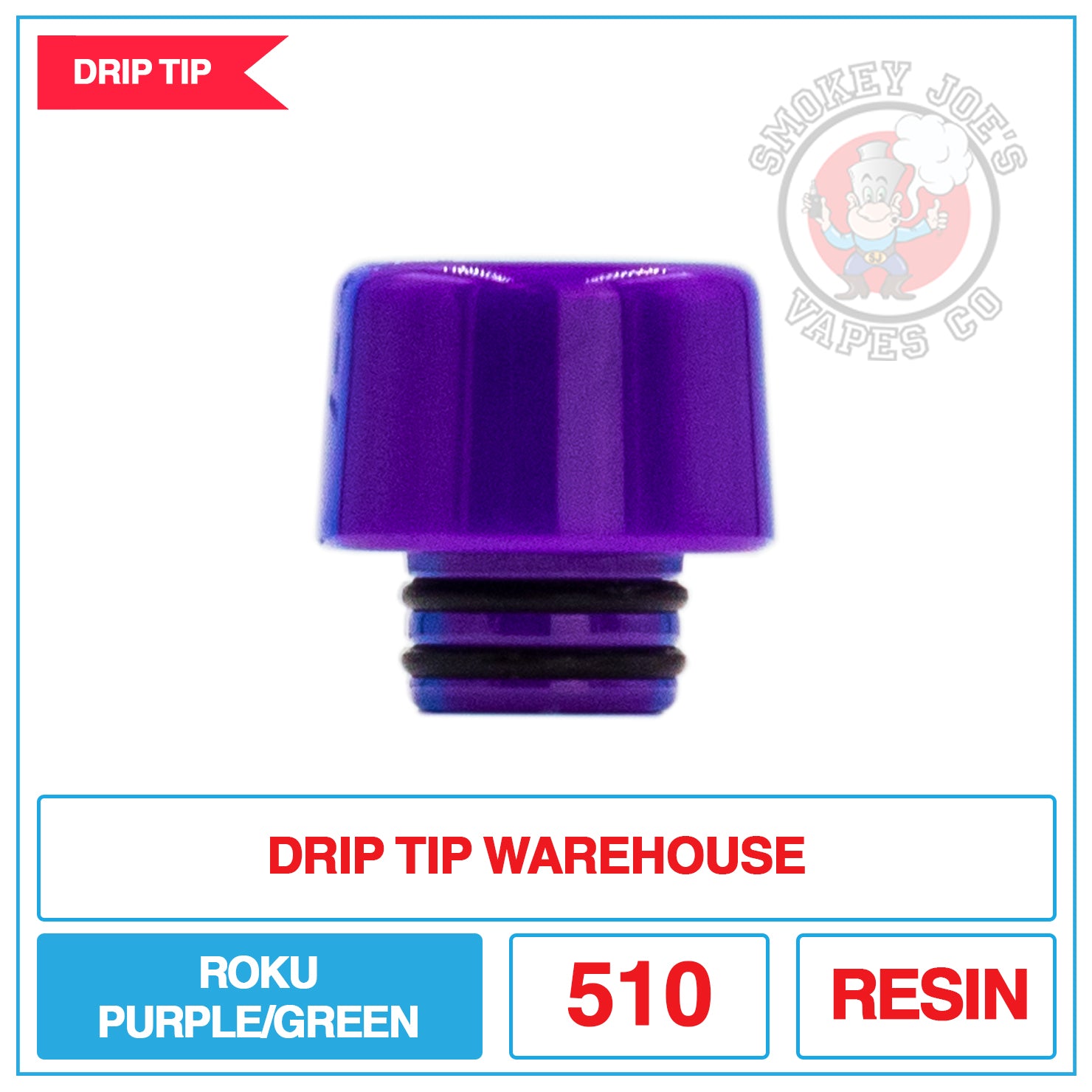 Drip Tip Warehouse - 510 Drip Tip - Roku | Smokey Joes Vapes Co Drip Tip Warehouse - 510 Drip Tip - Roku | Smokey Joes Vapes Co