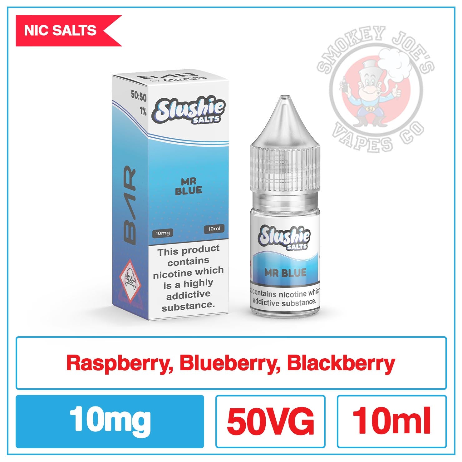Slushie Bar Salts - Mr Blue | Smokey Joes Vapes Co Slushie Bar Salts - Mr Blue | Smokey Joes Vapes Co