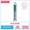 Elux - Cube 600 - Sour Apple | Smokey Joes Vapes Co
