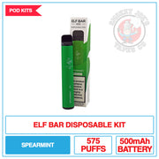 Elf Bar - Spearmint - 20mg |  Smokey Joes Vapes Co.