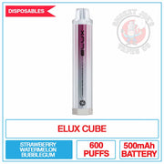 Elux - Cube 600 - Strawberry Watermelon Bubblegum | Smokey Joes Vapes Co