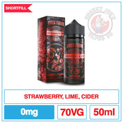 Cider Farm - Strawberry And Lime - 100ml |  Smokey Joes Vapes Co.