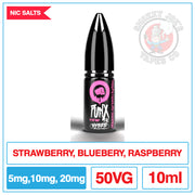 Riot Squad - Punx Salt - Strawberry Raspberry And Blueberry |  Smokey Joes Vapes Co.
