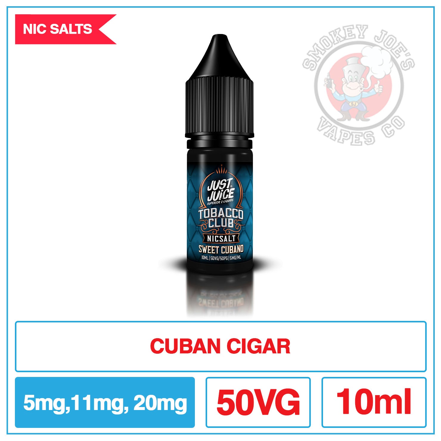 sweet tobacco nic salt I Love Salts Just Juice Nic Salt -