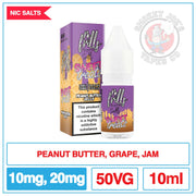 No Frills Salts - Sweet Treats - Peanut Butter Jelly | Smokey Joes Vapes Co