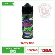 Tasty CBD - Blackcurrant Lemonade - 100ml - 1000mg |  Smokey Joes Vapes Co.