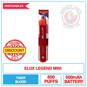 Elux Legend Mini - Tiger Blood | Smokey Joes Vapes Co