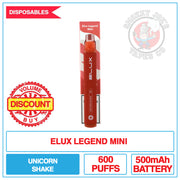 Elux Legend Mini - Unicorn Shake | Smokey Joes Vapes Co