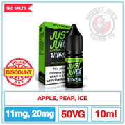 Just Juice Nic Salt - Apple Pear Ice | Smokey Joes Vapes Co