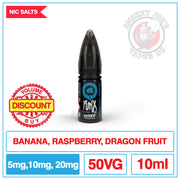 Riot Squad - Punx Salt - Banana Raspberry And Dragonfruit | Smokey Joes Vapes Co